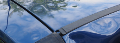 hail damaged car